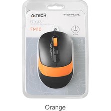 Cash Dukkan A4 Tech FM10 USB Fstyler Turuncu Optik 1600 Dpı Mouse