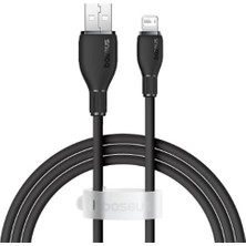 Stylmenplus Baseus Pudding Usb-A Light 2.4A Kablo 1.2m Siyah (P10355700111-00)
