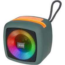 Negok Mikado MD-29BT Anka 1200MAH 5W Haki Usb-Bt-Tf-Tws-Aux Taşınabilir Speaker