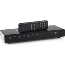 Negok Dark DK-HD-SW8X1 Full Hd 8 Giriş 1 Çıkışlı Uzaktan Kumandalı HDMI Switch (Seçici)