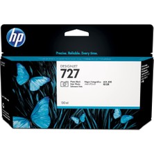 Lims Store Hp 727 Photo Black Foto Siyah 130ML Plotter Kartuşu B3P23A
