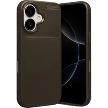 xirshop Apple Iphone 17 Auto Focus Karbon Kapak - Kahverengi