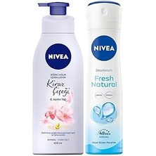 SHC4200 Kadın Sprey Deodorant Fresh 150ML, Kiraz Çiçeği Nemlendirici Vücut Losyonu 400ML