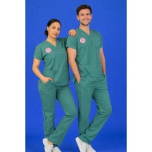 Likralı Ameliyathane Personel Forması (Frosty Spruce)