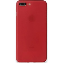 xirshop Iphone 8 Plus Kılıf Pp Ultra Ince Kapak - Kırmızı
