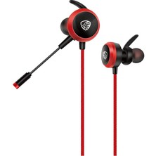 CT Stones Hytech Hy-Gk2 3,5 Oyuncu Esnek Mikrofonlu Kırmızı Kulakiçi Kulaklık