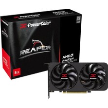 Stylmenplus Powercolor Reaper Radeon RX9060XT 8g-A 8gb Gddr6 128BIT Gaming (Oyuncu) Ekran Kartı