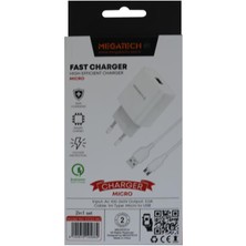 Freedom Storee Megatech CC01 (CC22-M3 ) 2ın1 5V-3.0 Ev Şarj+ Micro Kablo Hızlı Şarj