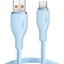 Negok Baseus Pudding USB To C 100W Kablo 1.2m Mavi (P10355703311-00)