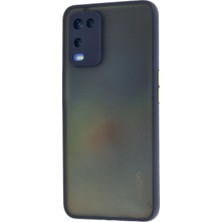 No35 Newface Oppo A54 4g Kılıf Montreal Silikon Kapak - Lacivert
