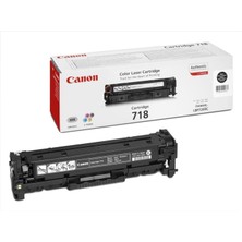 Cash Dukkan Canon CRG-718BK Black Siyah 2'li Dmo Ozel Toner