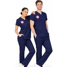 Likralı Hemşire Forması (Patriot Blue)