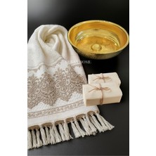 Feyza Design Altın Renkli Hamam Tası, Çeyizlik ve Hediyelik, Gelinler Için Şık Seçenek