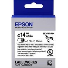 Zemira Epson Lk-4yba5 Sarı Üzeri Siyah Makaron (3-5,7 mm Çap) 2,5metre