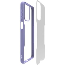 No35 Newface Samsung Galaxy A23 4g Kılıf Platin Silikon - Kırmızı