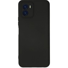 xirshop Vivo Y15S Kılıf Nano Içi Kadife Silikon - Siyah