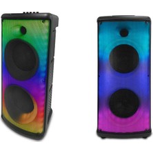 Negok Mikado MD-833KP 7.4V3000MAH 30W Bluetooth-Usb-Tf-Fm-Led Işıklı Kablolusuz Mikrofonlu Toplantı