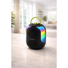 Blueseed Pazaraza Çocuk Karaoke Seti 2 Mikrafonlu 4 Farklı Ses Efektli Bluetooth Hoparlör Ses Bombası Speaker