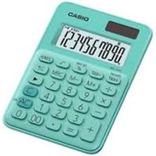Stylmenplus Casio Ms-7uc-Gn 10 Hane Yeşil Masa Üstü Hesap Makinesi