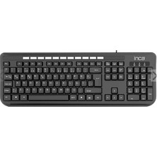 Inca IK-254QU Kablolu Q-Usb Multimedya Black Laser Prınt Klavye (Kablo 1.5mt Uzunluk)