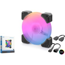 Paxteks Nodar ND2661 Kasa Fanı Argb 12CM Siyah