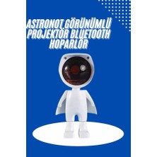 No35 Astronot Işık Projektörü Gökkuşağı Projeksiyon Gece Lambası Hediyelik