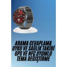 No35 Çağrı Cevaplama Sesli Asistan Çoklu Dil Desteği 5.0 Bluetooth Akıllı Saat