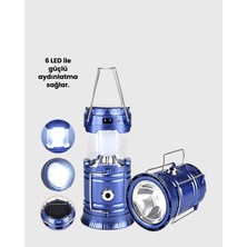 No35 Güneş Enerjili Katlanabilir Kızaklı Kamp Feneri – USB Şarjlı, Çok Yönlü ve Dayanıklı Tasarım