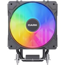 No35 Dark DKCCX125 Freezer X125 2X12CM 72CFM Argb Led,4pin, LGA1700-AM5,6XISI Boru Kule Tipi Işlemci Soğ