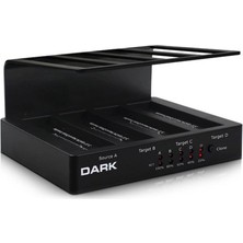 Paxteks Dark DK-AC-DSD42C D42C Usb3.0 Offline Clone 4lü Disk Istasyonu