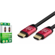 No35 Hadron HDX2038 HDMI Kablo Pvc 4K Od8.0 3m Si̇yah