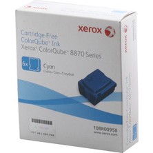 Xerox 108R00958 Phaser 8870-8880 Genuine Solid Ink Cyan Mavi 6 Stick