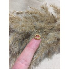 Jaida Moda Kadın Gold Cerrahi Çelik Oval Halka Tragus, Helix, Kıkırdak Piercing