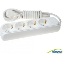 Celik Avm Almera 4lü 3mt Topraklı Priz (9240203)