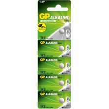 Stylmenplus Gp GP192-C5 LR41 Ag3 Alkalin Düğme Pil 5'li Paket