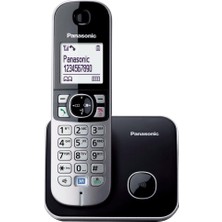 Stylmenplus Panasonic KX-TG6811 Siyah Telsiz Dect Telefon Elektrik Kesintisinde Konuşabilme
