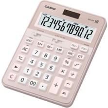 MK Beykoz Casio Ds-2b-Pk Pembe Profesyonel 12 Hane Masa Üstü Hesap Makinesi