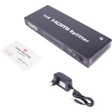 Stylmenplus Vcom DD418A 1-8 Port 1.4V 3D Metal HDMI Splitter