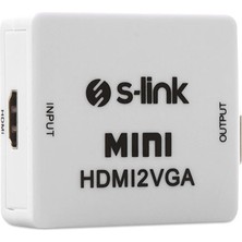 Stylmenplus S-Link SL-HVC10 HDMI To VGA + Audio Çevirici