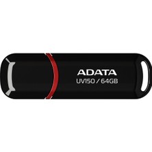 Stylmenplus Adata UV150-64GB Usb3.2 Gen1 Black Flash Bellek