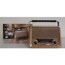 Maxdora Everton RT-756 Bluetooth Fm-Usb-Tf-Aux Şarjlı Nostaljik Radyo