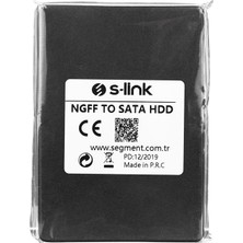 Stylmenplus S-Link Ngff To Sata Harici 2.5" Siyah HDD Kutusu