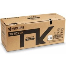 No35 Kyocera TK-5270K Black Siyah Orjinal Fotokopi Toneri Ecosys M6230CIDN-M6630CIDN P6230CDN 8.000 Sayf