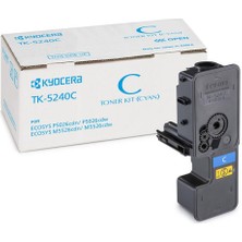Dukkanıum Kyocera TK-5240C Cyan Mavi Orjinal Fotokopi Toneri Ecosys M5526CDN-5526CDW P5026CDN-5026CDW 3.000 S