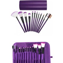 No35 12 Parça Makyaj Fırçası Yumuşak Kıllı Profesyonel Fırça Seti Yüksek Kaliteli Pürüzsüz