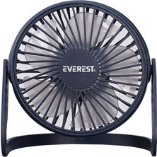 Cash Dukkan Everest EFN-505 Masaüstü Lacivert USB Fan (145MMX141MMX105 Mm)