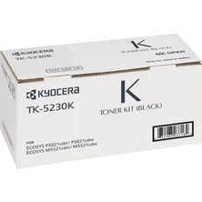 Dukkanıum Kyocera TK-5230K Black Siyah Orjinal Fotokopi Toneri Ecosys M5521CDN-5521CDW P5021CDN-5021CDW 2.600