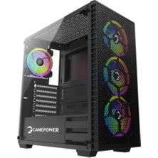 Paxteks Gamepower Horizon Gaming Mesh Panel 650W 80+ Bronze Kasa