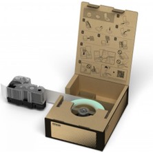 Negok Epson BR-VN50WB Vinil Beyaz Üzeri Siyah 50MM 45METRE Etiket