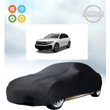 AUTOES Volkswagen Touareg 2024 Model Uyumlu Araba Brandası Oto Branda Siyah